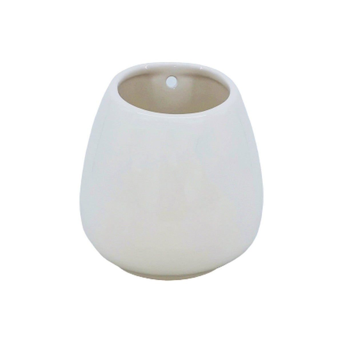 Hanging Ceramic Pot - White